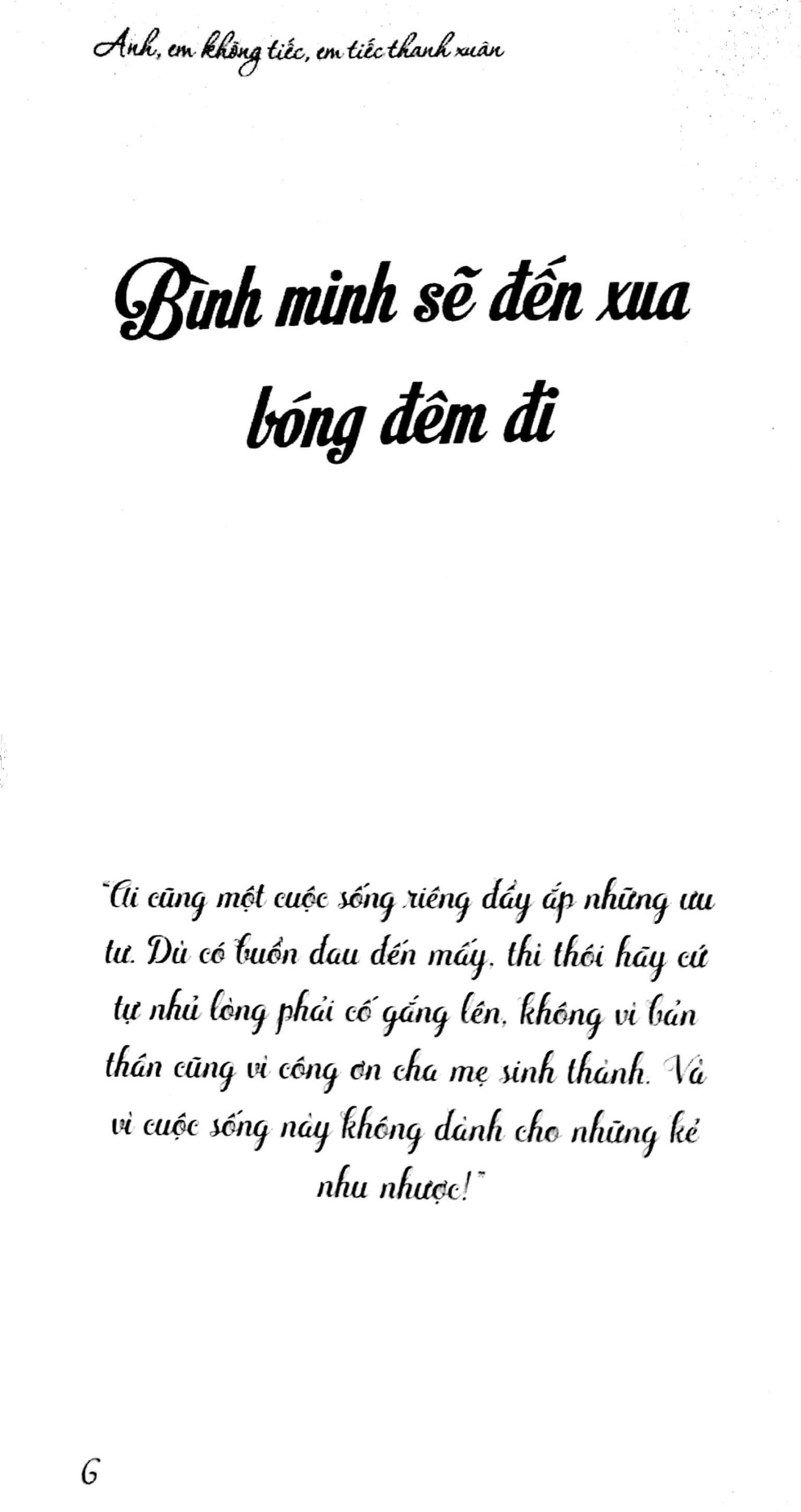 Anh, Em Không Tiếc, Em Tiếc Thanh Xuân - Hình ảnh 4